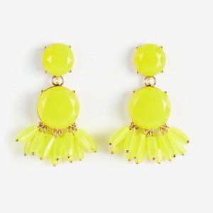 Neon Floral Earrings